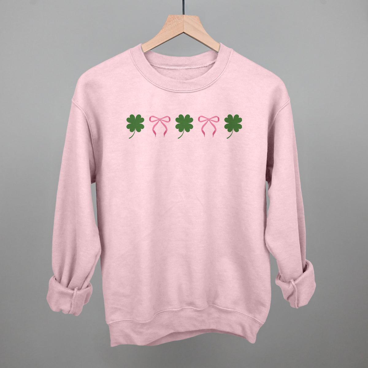 Pink Bows + Clovers