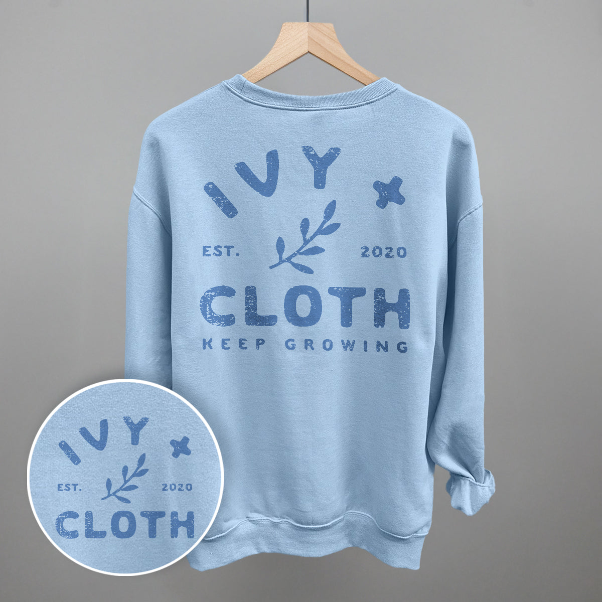 Ivy + Cloth Branded Distressed Tonal (Back Print)