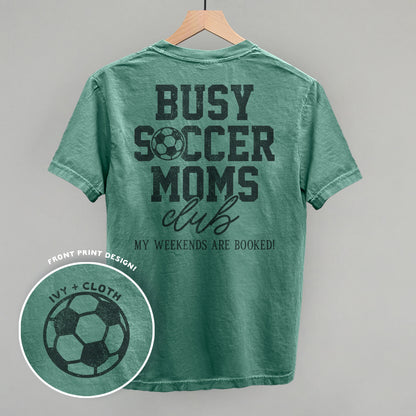 Busy Soccer Moms Club (Back Print)