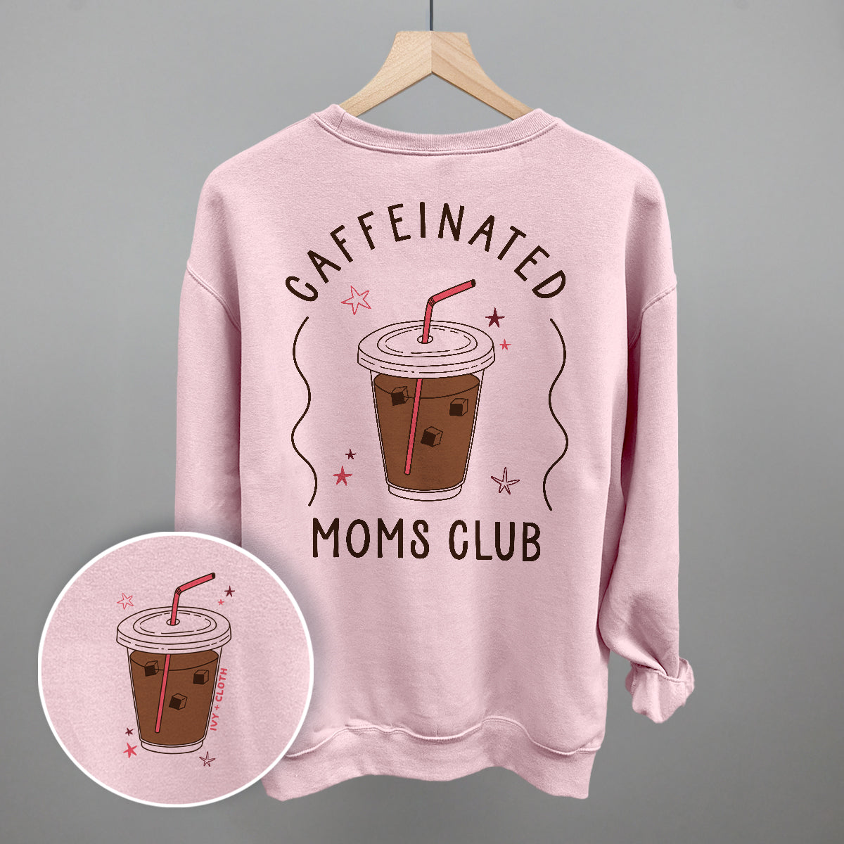 Caffeinated Moms Club (Back Print)