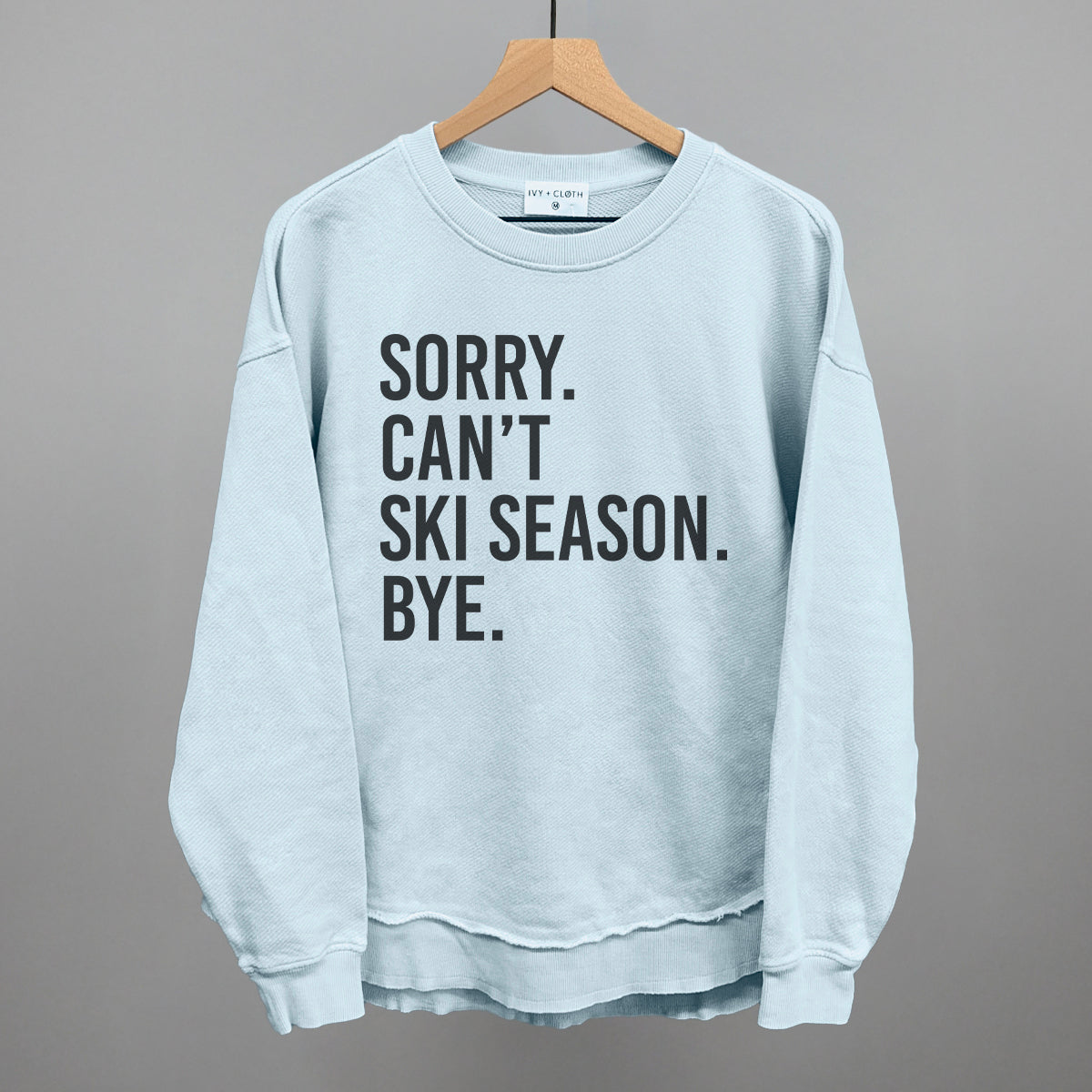 Sorry Can't Ski Season Bye