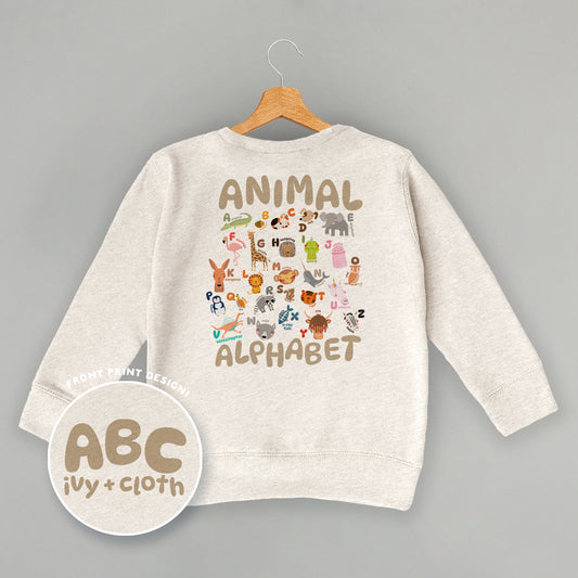 ABC Animals (Kids Back Print)