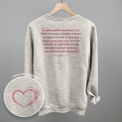 Love Is Patient And Kind (Back Print)