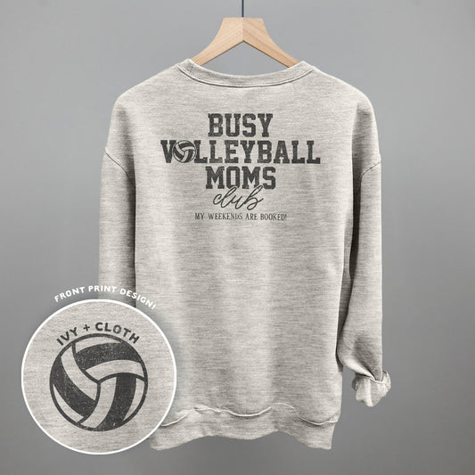 Busy Volleyball Moms Club (Back Print)