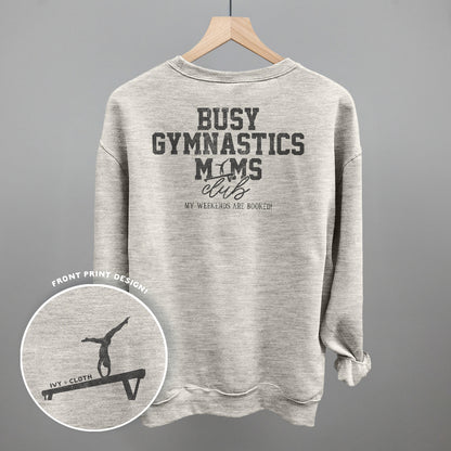 Busy Gymnastics Moms Club (Back Print)