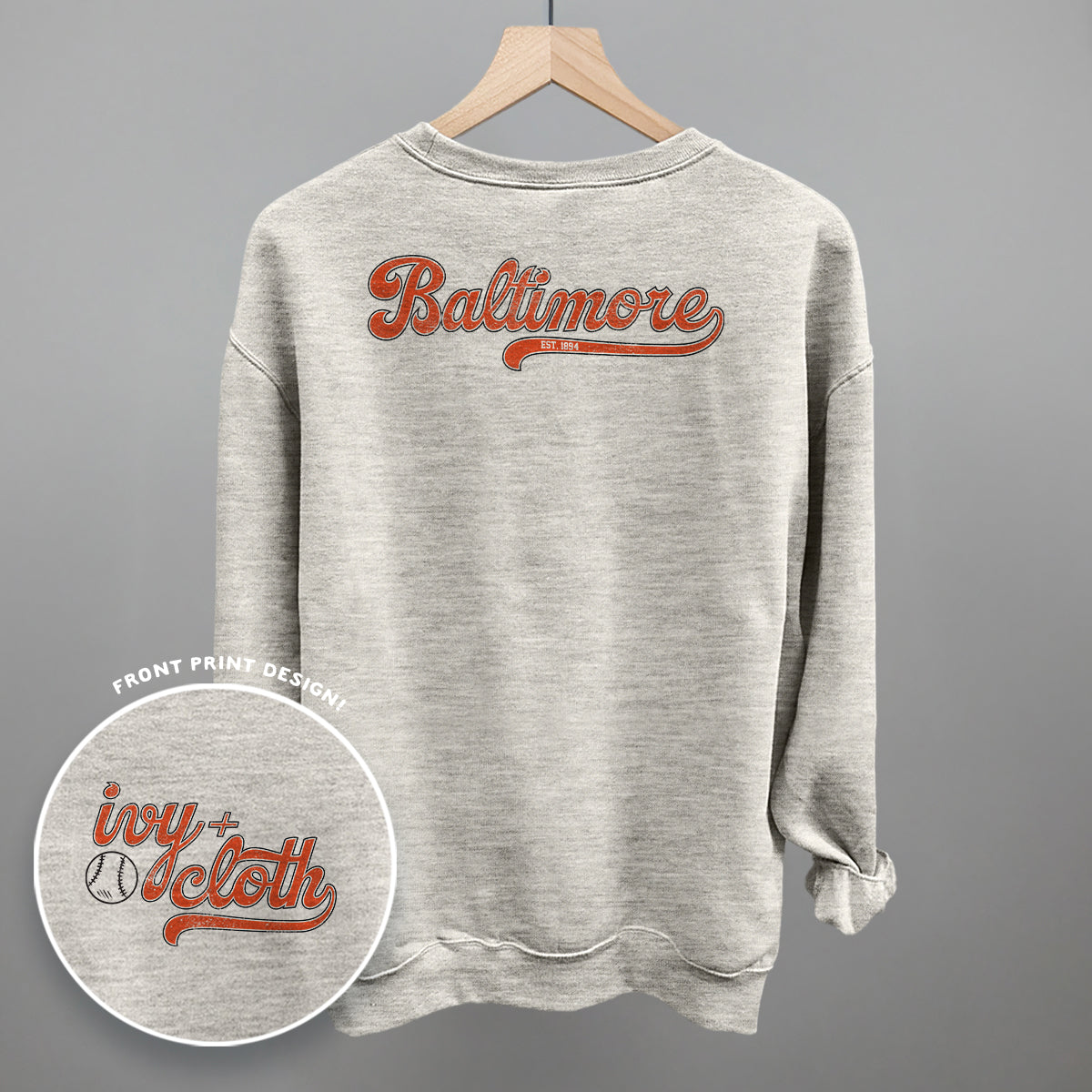 Baltimore Baseball (Back Print)