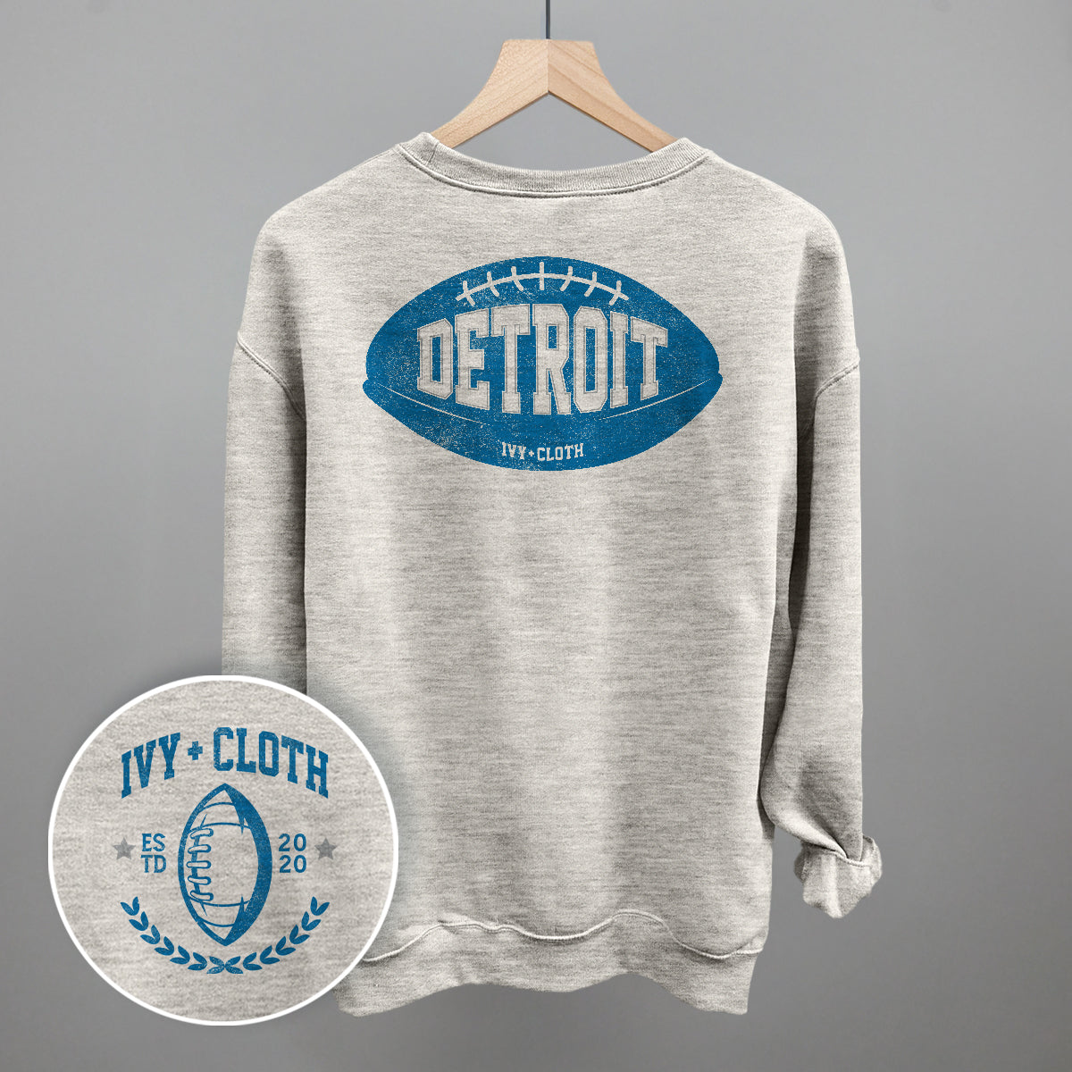 Detroit Football (Back Print)