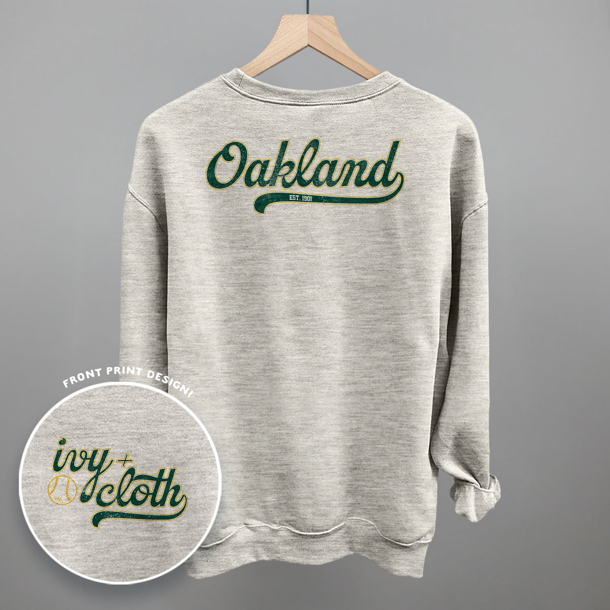 Oakland Baseball (Back Print)