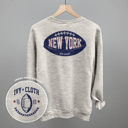 New York Football (Blue) (Back Print)