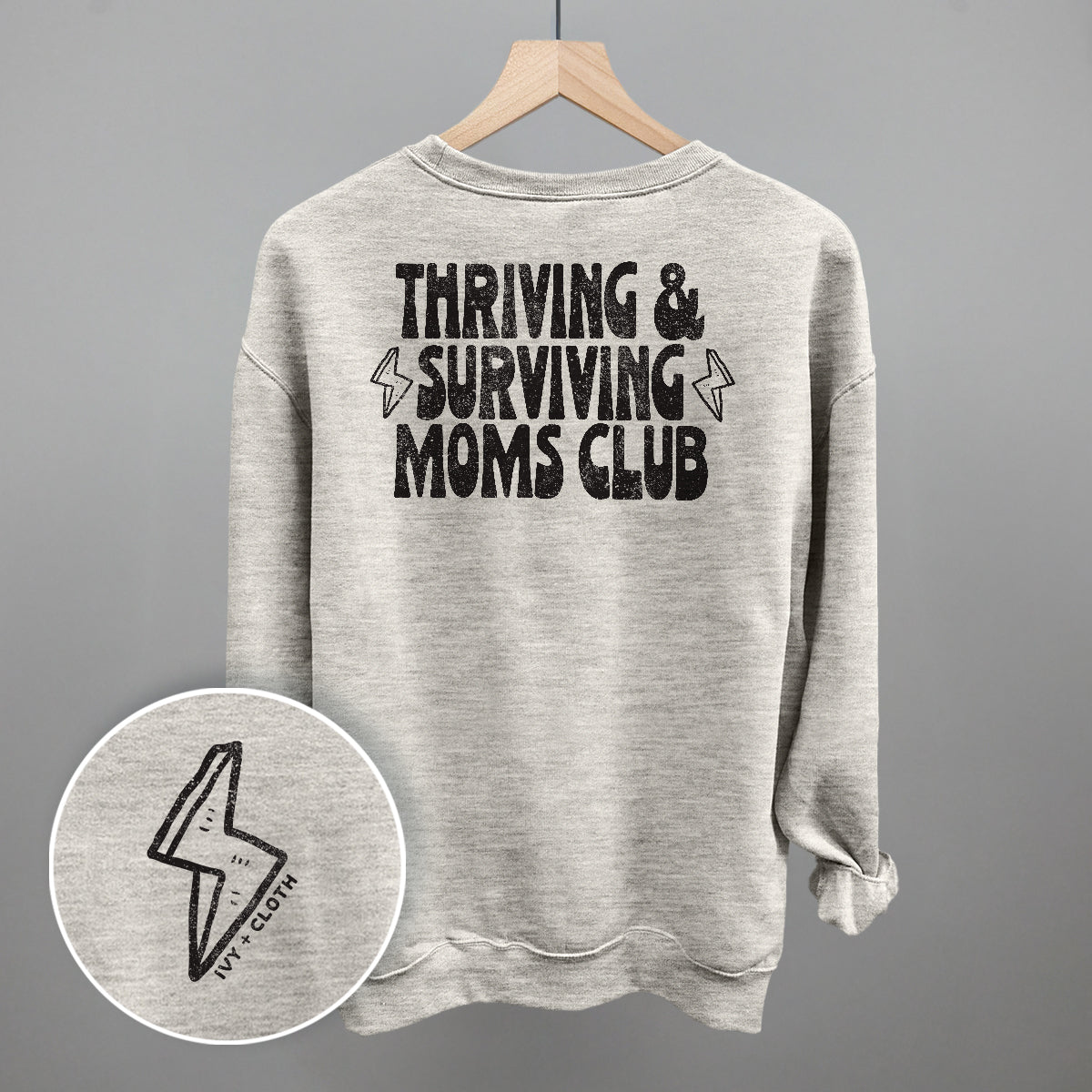 Thriving & Surviving Moms Club (Back Print)