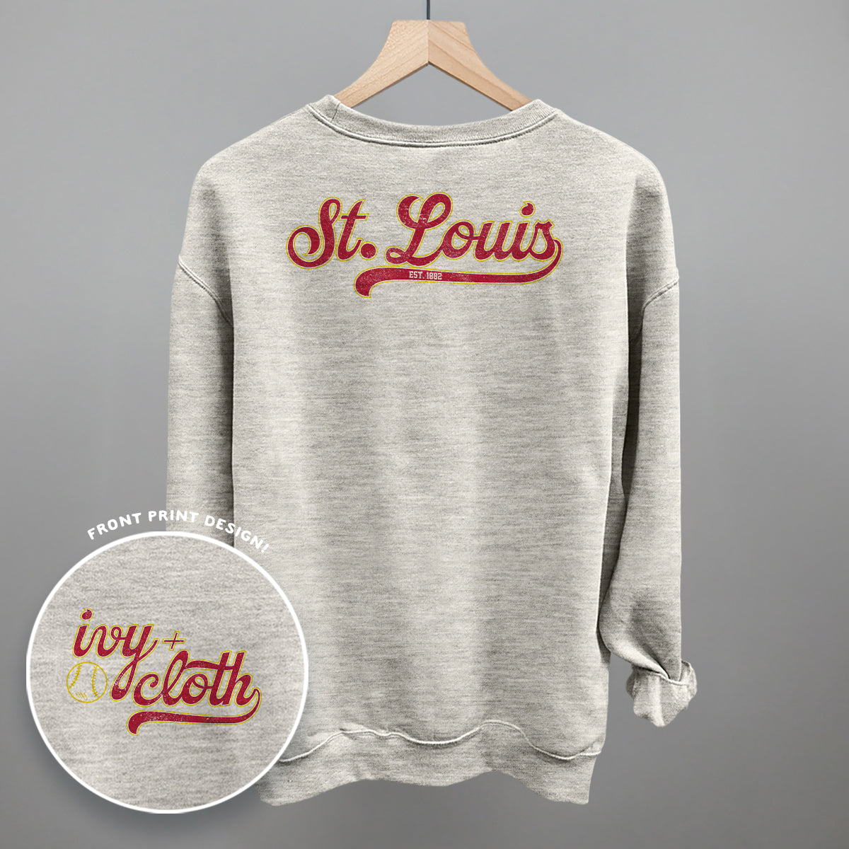 St. Louis Baseball (Back Print)