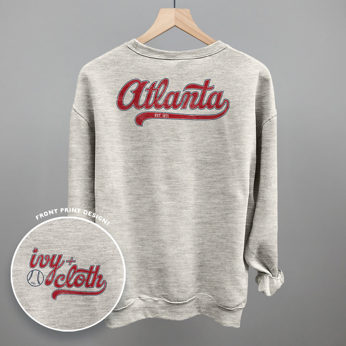 Atlanta Baseball (Back Print)