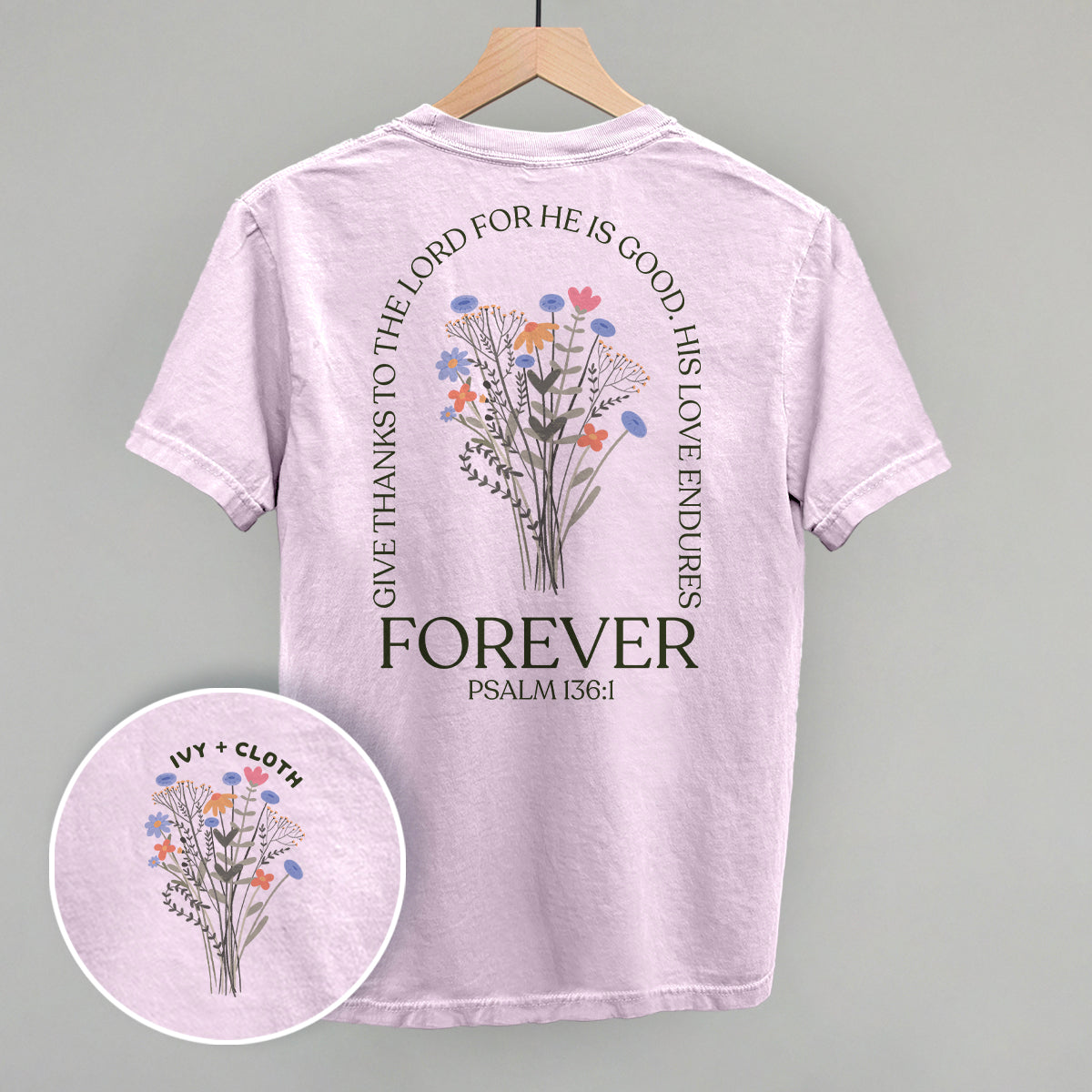 His Love Endures Forever (Back Print)