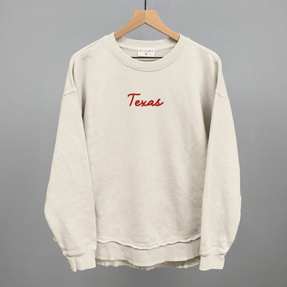 Texas Script (Red)