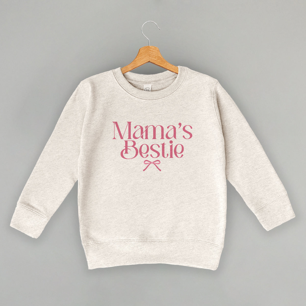 Mama's Bestie Pink Bow (Kids)