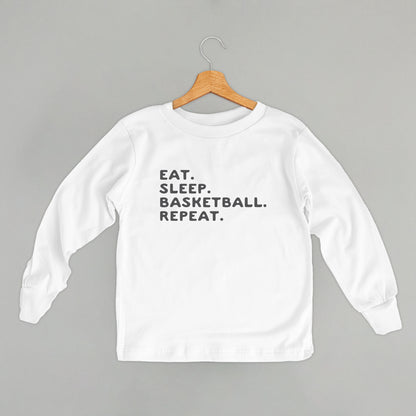 Eat Sleep Basketball Repeat (Kids)