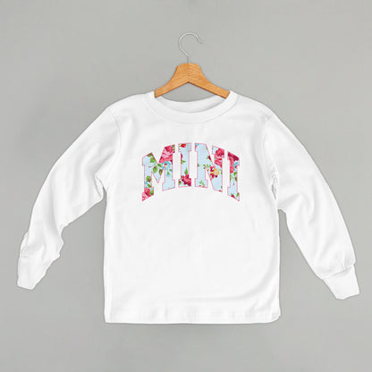 Mini (Block Letter Floral) (Kids)