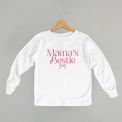 Mama's Bestie Pink Bow (Kids)