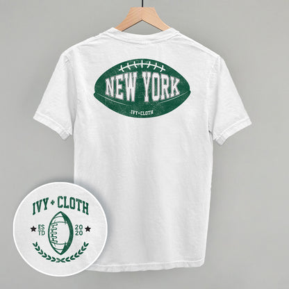 New York Football (Green) (Back Print)