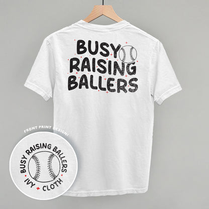 Busy Raising Ballers Baseball (Back Print)