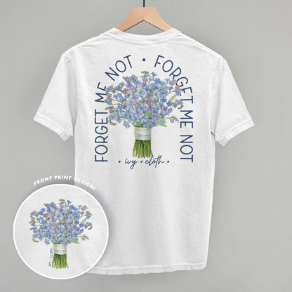 Forget Me Not Bouquet (Back Print)