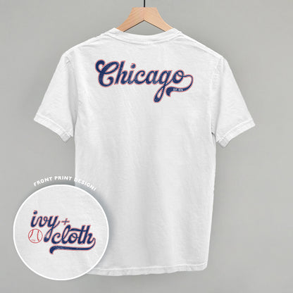 Chicago Baseball (Blue/Orange) (Back Print)