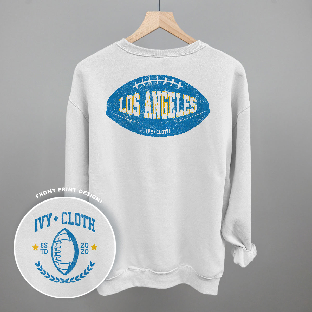 Los Angeles Football (Light Blue) (Back Print)