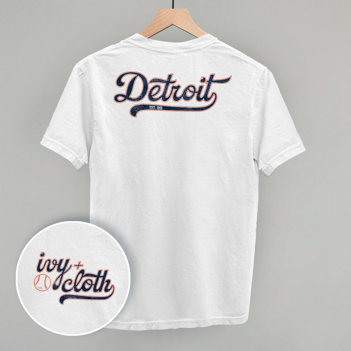 Detroit Baseball (Back Print)