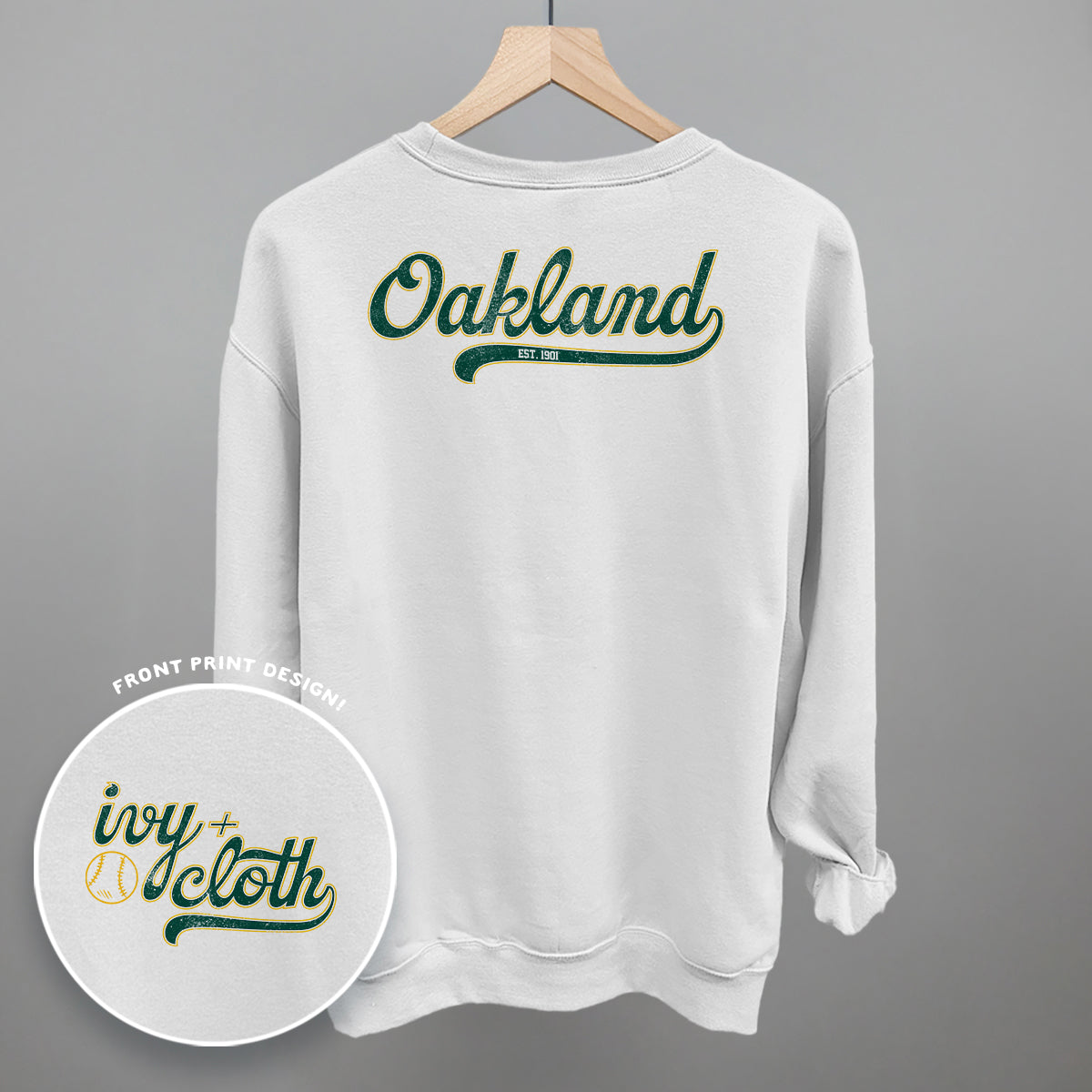 Oakland Baseball (Back Print)