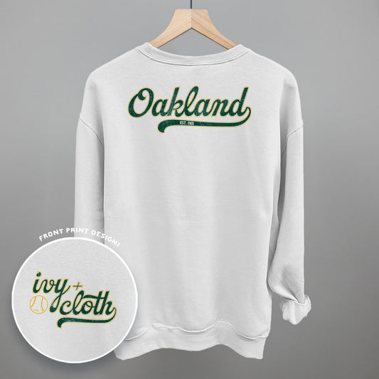 Oakland Baseball (Back Print)