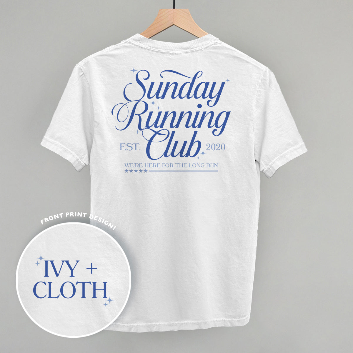 Sunday Running Club Script (Back Print)