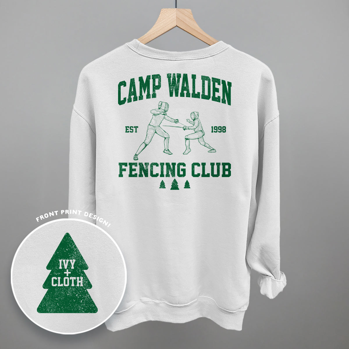 Camp Walden Fencing Club (Back Print)