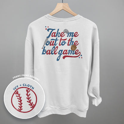 Take Me Out To The Ballgame Retro (Back Print)