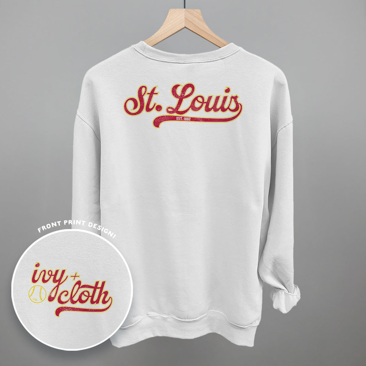 St. Louis Baseball (Back Print)