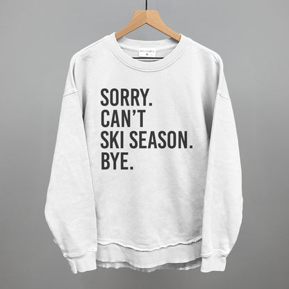 Sorry Can't Ski Season Bye