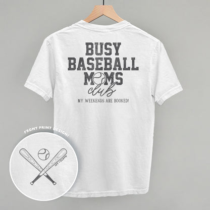 Busy Baseball Moms Club (Back Print)