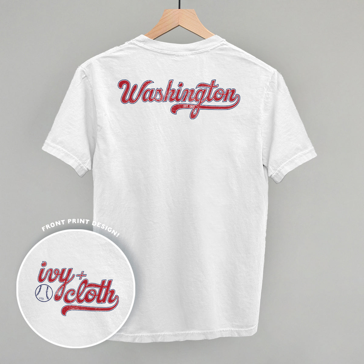 Washington Baseball (Back Print)