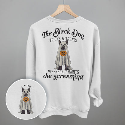 The Black Dog Tricks and Treats (Back Print)