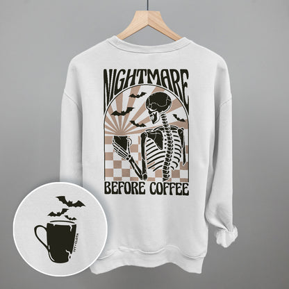 Nightmare Before Coffee (Back Print)