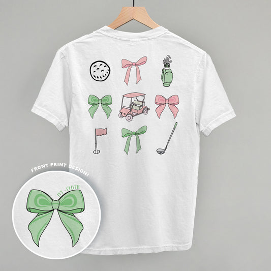 Pink & Green Golf Doodles (Back Print)