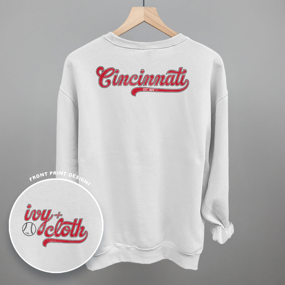 Cincinnati Baseball (Back Print)