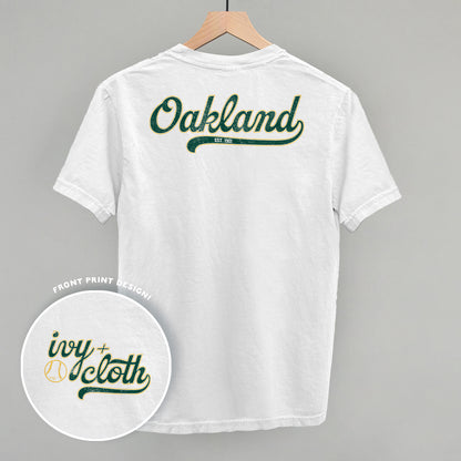 Oakland Baseball (Back Print)