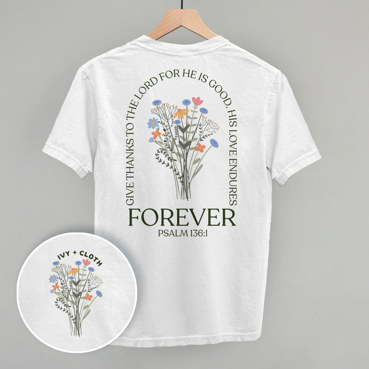 His Love Endures Forever (Back Print)