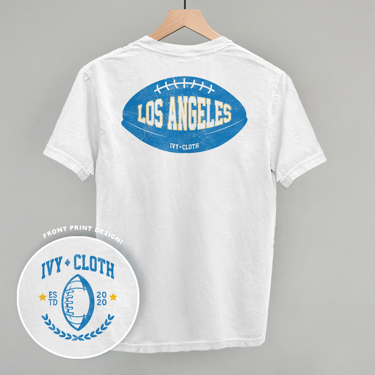 Los Angeles Football (Light Blue) (Back Print)