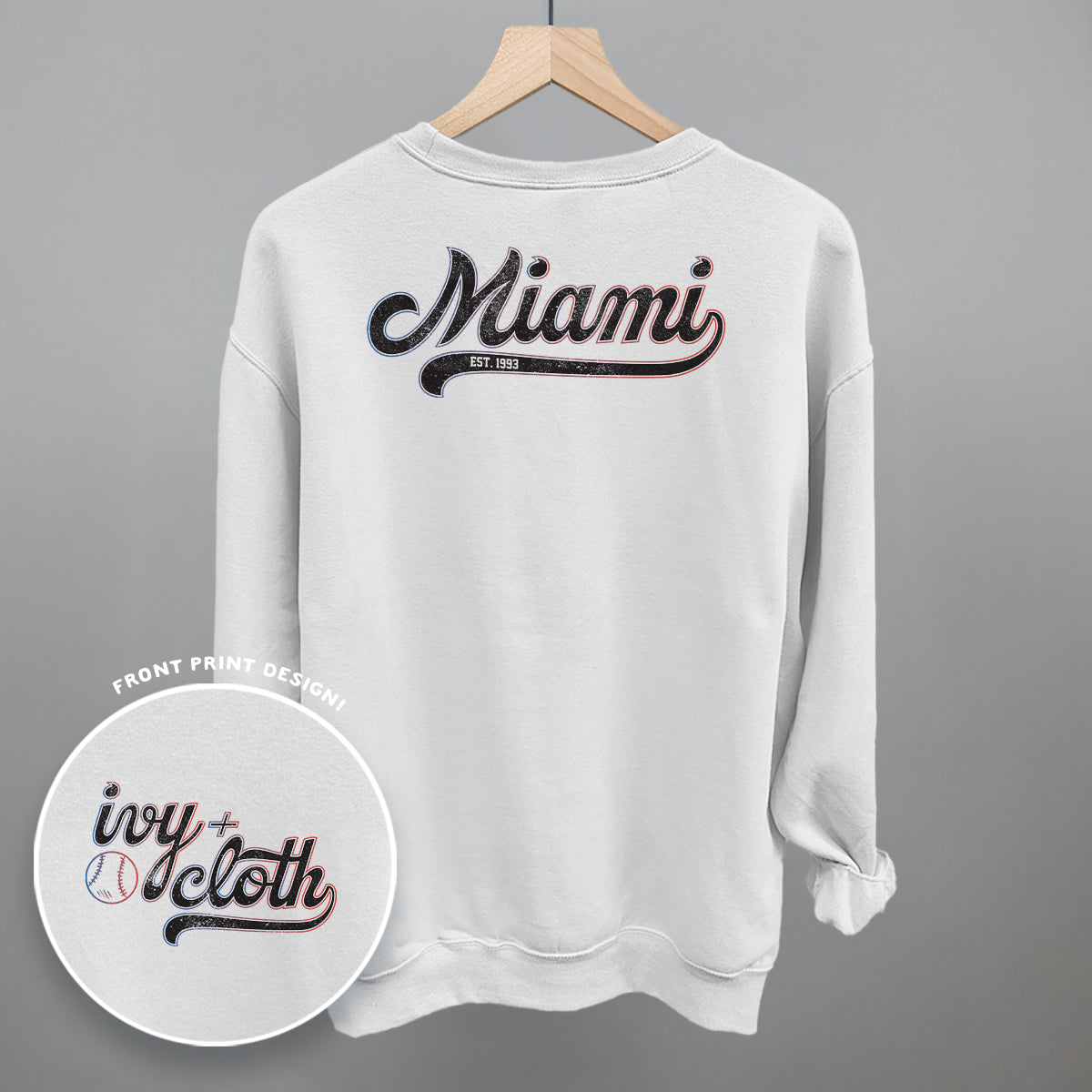 Miami Baseball (Back Print)