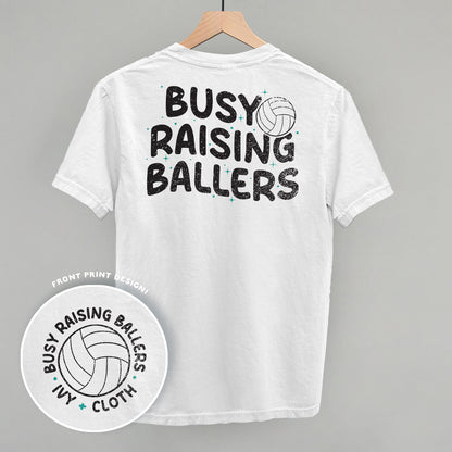 Busy Raising Ballers Volleyball (Back Print)