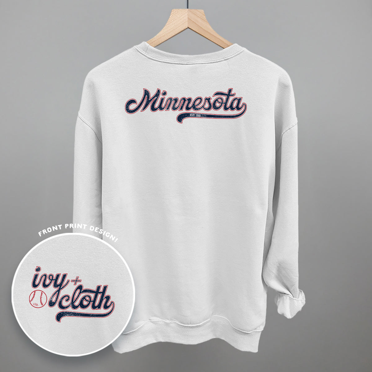 Minnesota Baseball (Back Print)