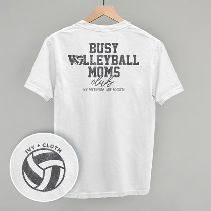 Busy Volleyball Moms Club (Back Print)