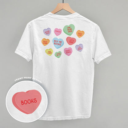 Book Conversation Hearts (Back Print)