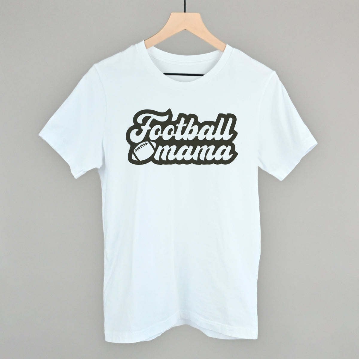 Football Mama Script Cutout